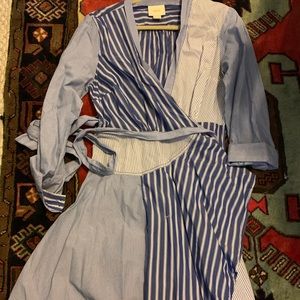 Patchwork wrap dress. Bought from Anthropologie. Great condition and so unique!